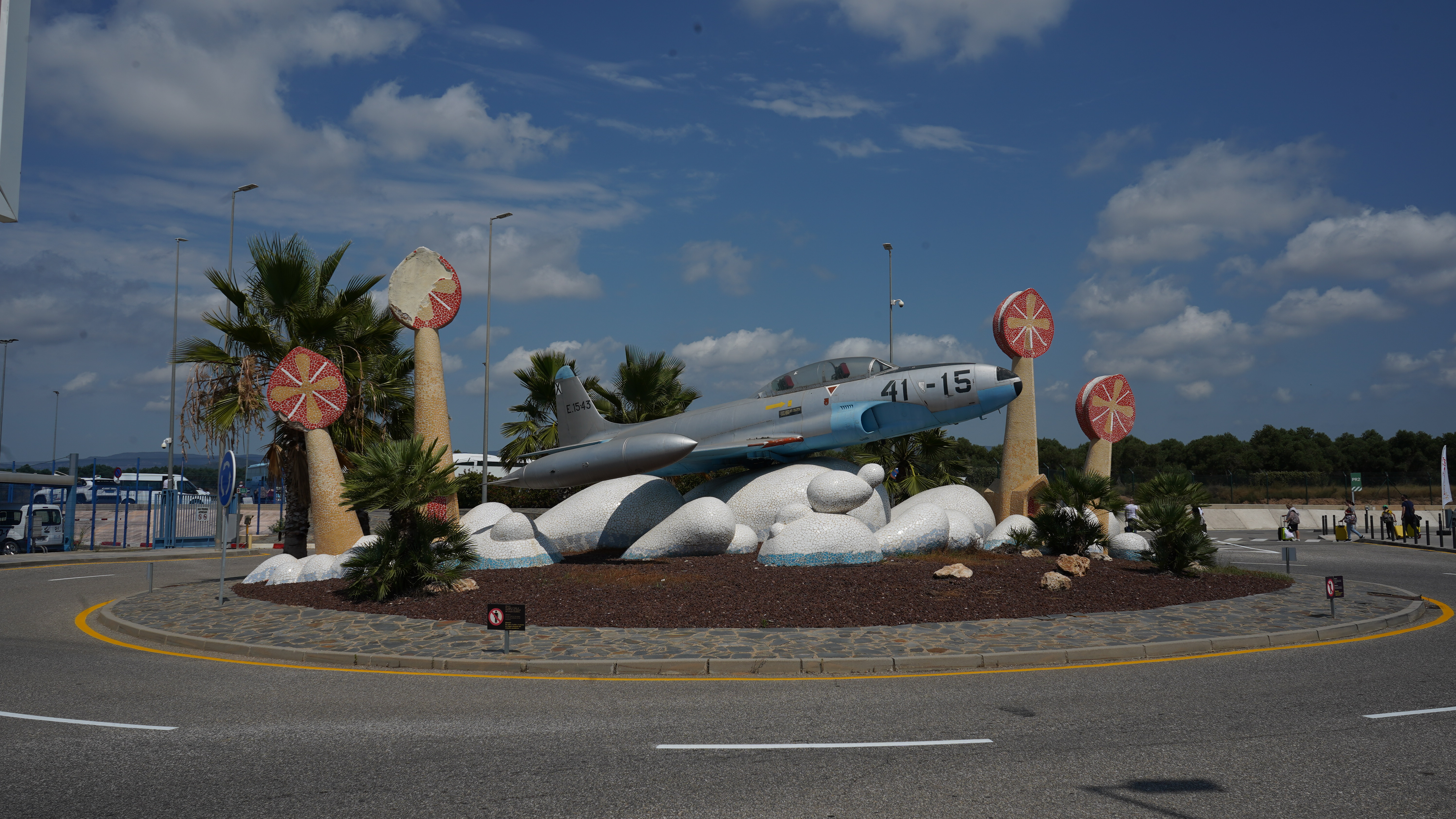  a plane on display